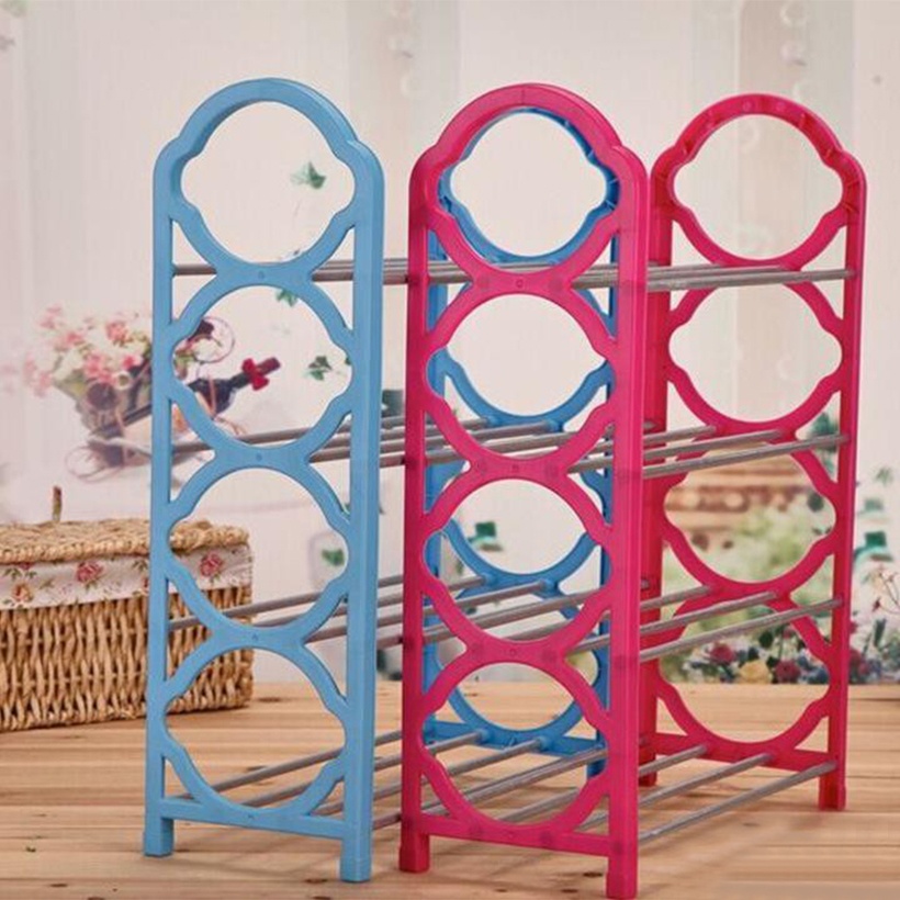 KỆ ĐỂ GIẦY DÉP 4 TẦNG RẺ