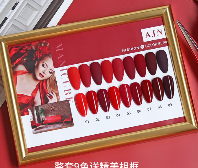 [HCM]Sơn gel AS red - Màu đỏ rượu mã AJN