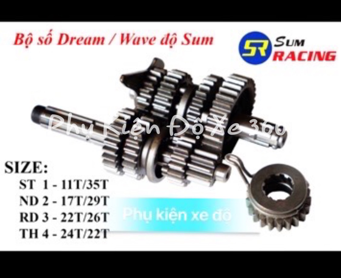Bộ số đấu cho Wave Dream