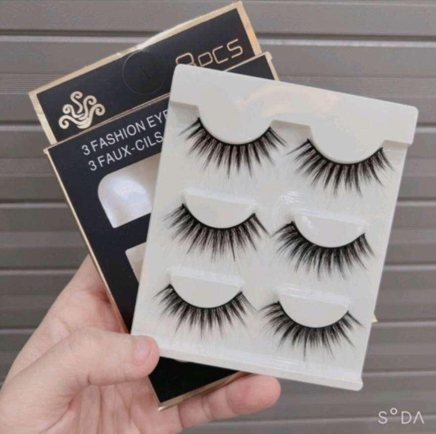 Hộp 3 cặp mi chồn siêu đẹp 3 FAUX-CILS