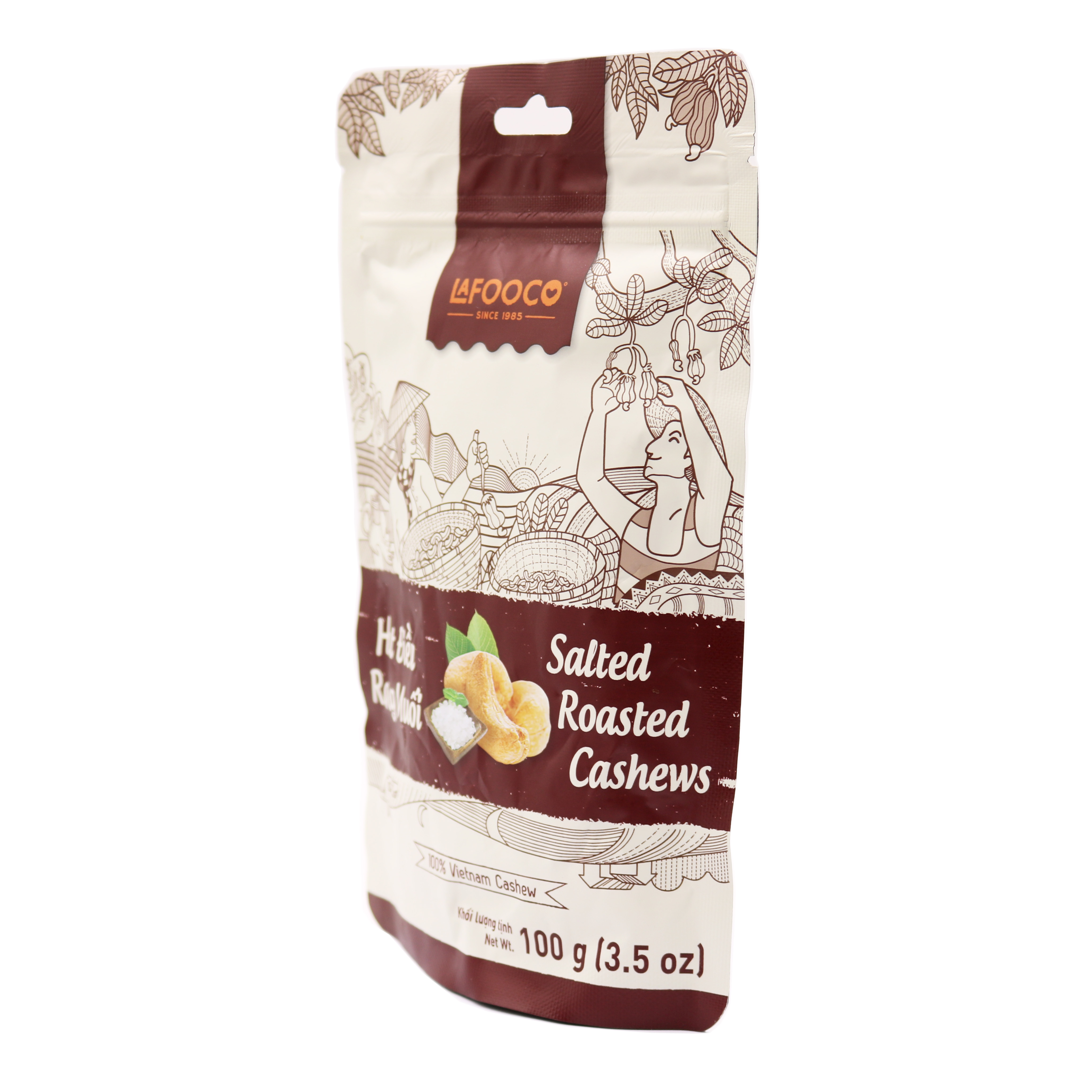 Hạt Điều Rang Muối LAFOCO Túi 100g