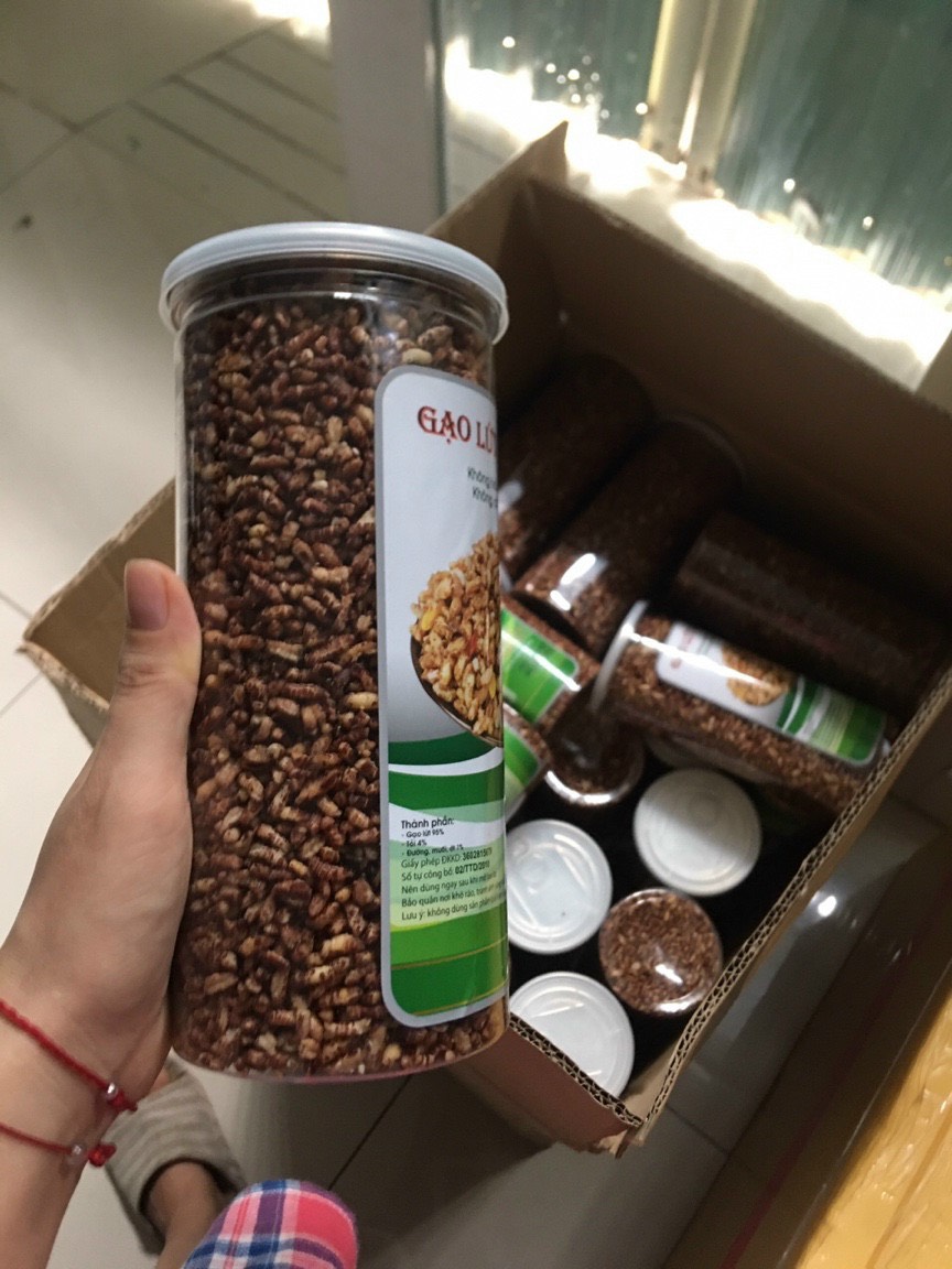 COMBO 5 HŨ GẠO LỨT CHÁY TỎI 300gr