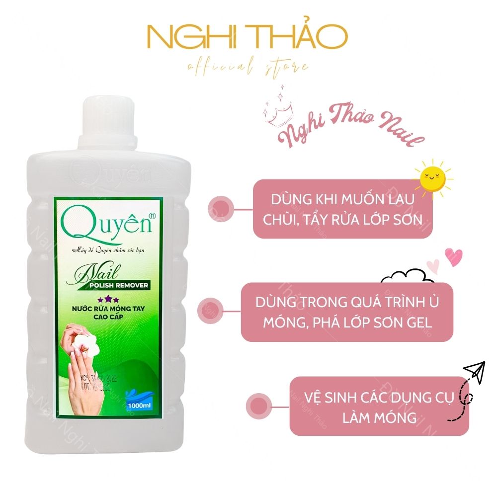 Axeton nước rửa móng tay