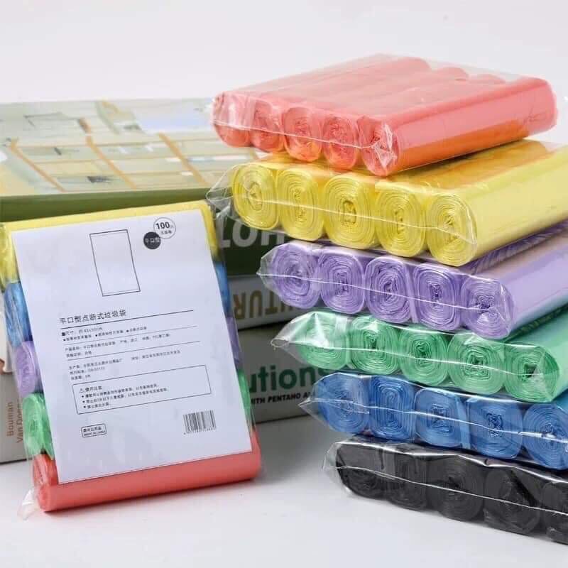 Combo 5 Cuộn Túi Rác Sinh Học Tự Phân Hủy (100 Túi)
