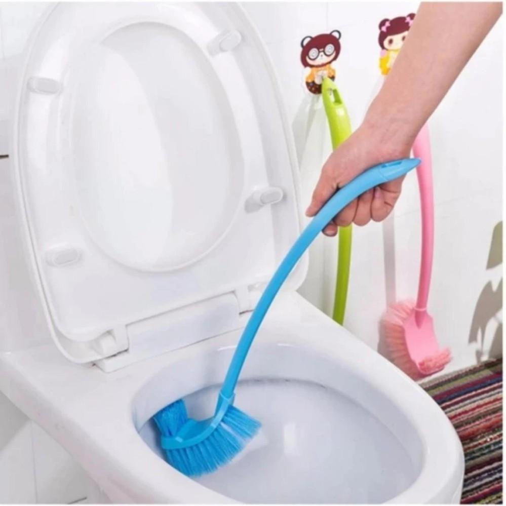 Chổi cọ toilet 2 đầu cọ- cọ chà tolet