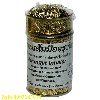 Ống Hít Xoang Vàng Thảo Dược Thái Lan