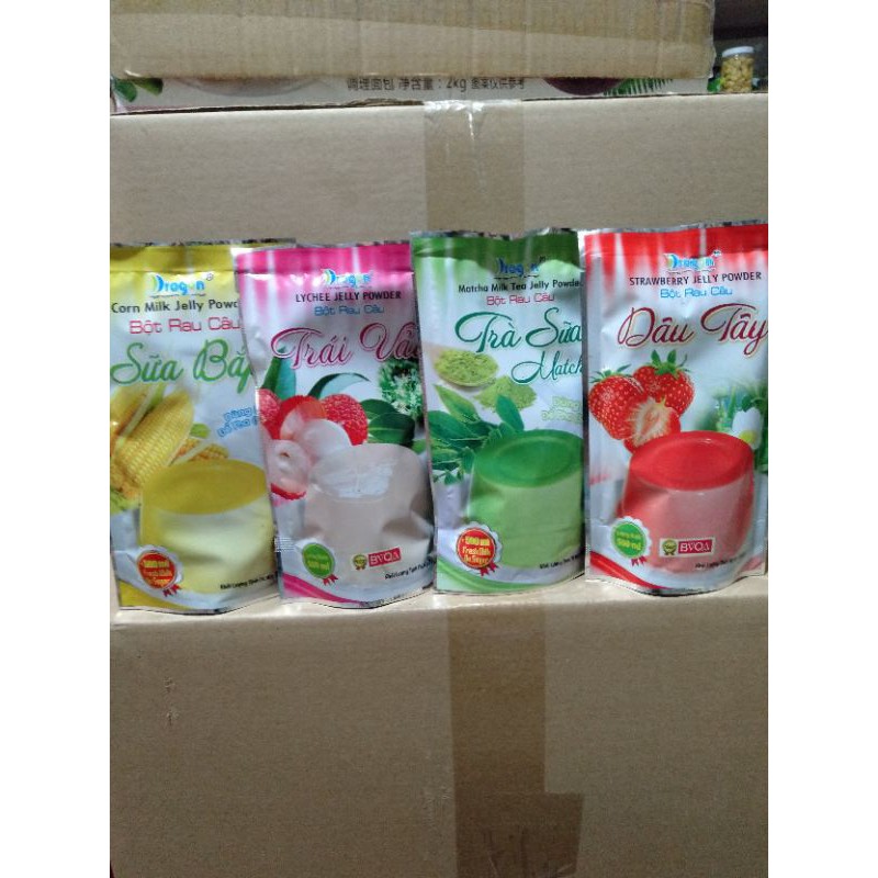 bột rau câu dâu tây  dragon [86g]