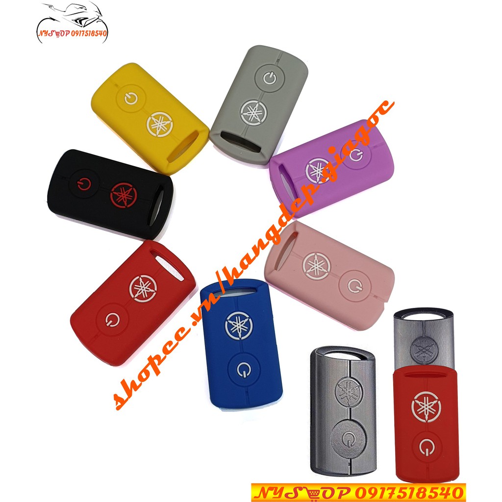 ?? Bọc(Bao) Khóa Smartkey Yamaha EXCITER 155 , GRANDE NVX JANUSFREEGO SMK Silicon (Đủ Màu) ??
