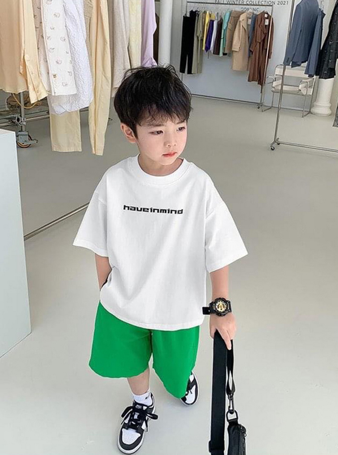 Rập Giấy KR095 - Áo 2in1 + short basic rộng