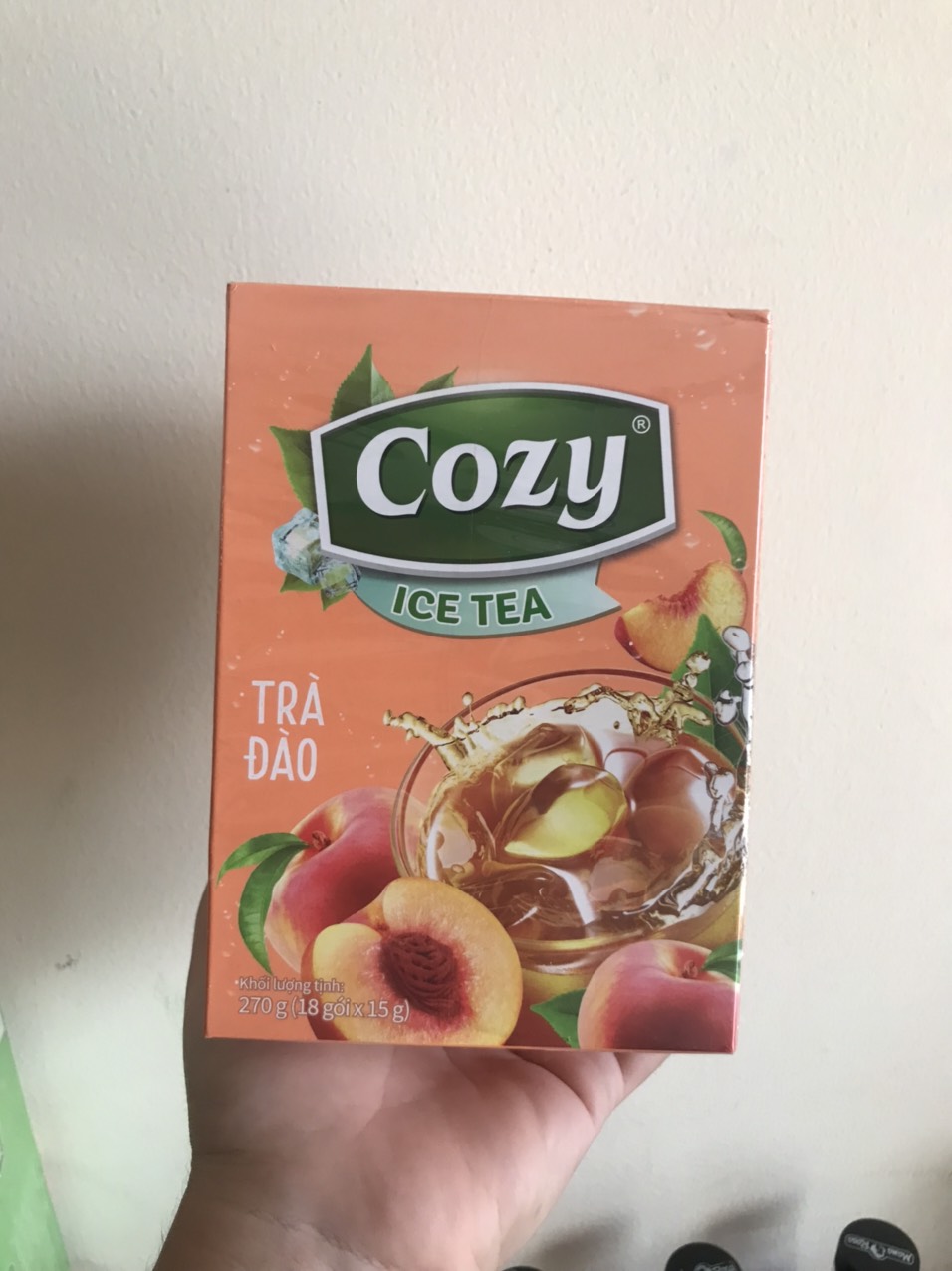 TRÀ COZY HÒA TAN HƯƠNG ĐÀO 270GR