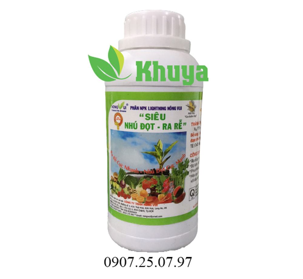 Phân bón npk siêu nhú đọt - ra rễ chai 500ml ra rễ cực nhanh - nhú đọt cực mạnh