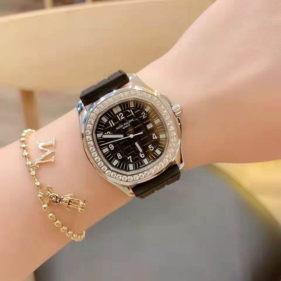 [Hot] Đồng Hồ Nữ Patek Philippe Aquanaut Diamond - Case 35mm