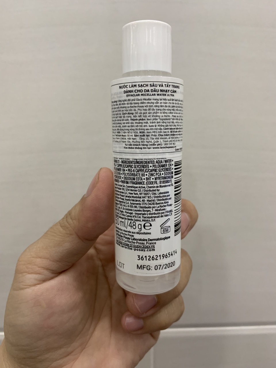 Nước Tẩy Trang La Roche Posay 50ml