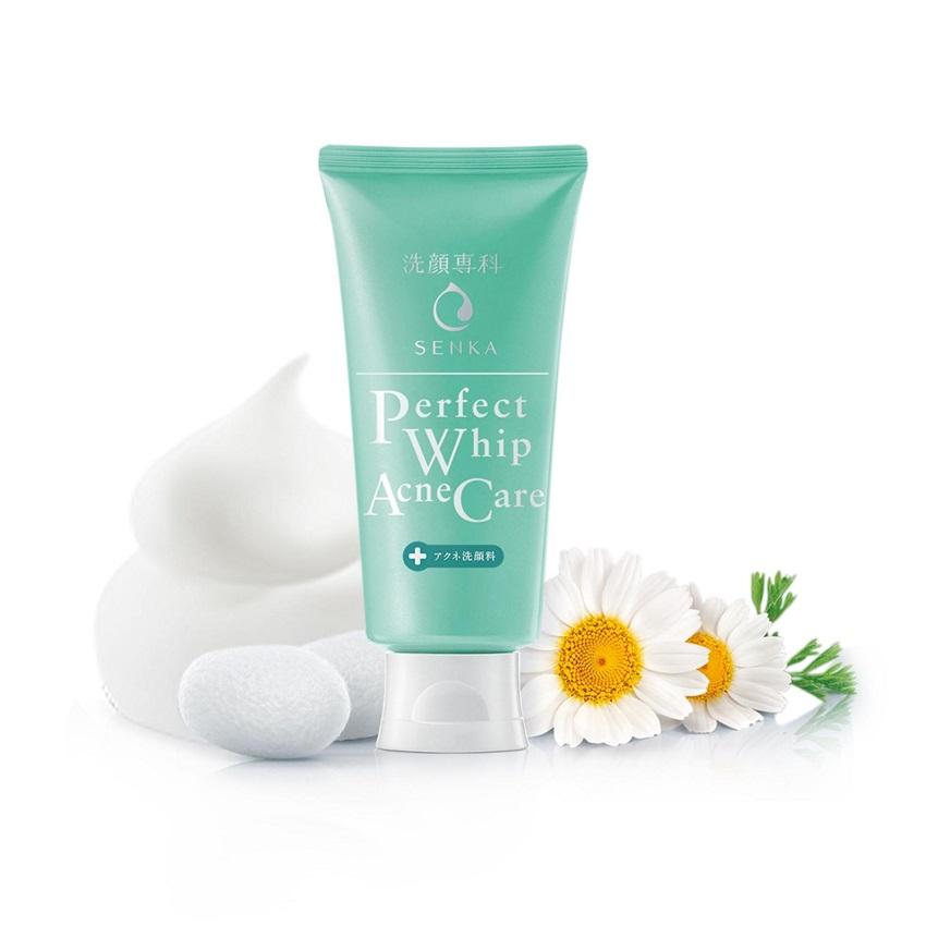 Sữa rửa mặt giảm mụn Senka Perfect Whip Acne Care 100g