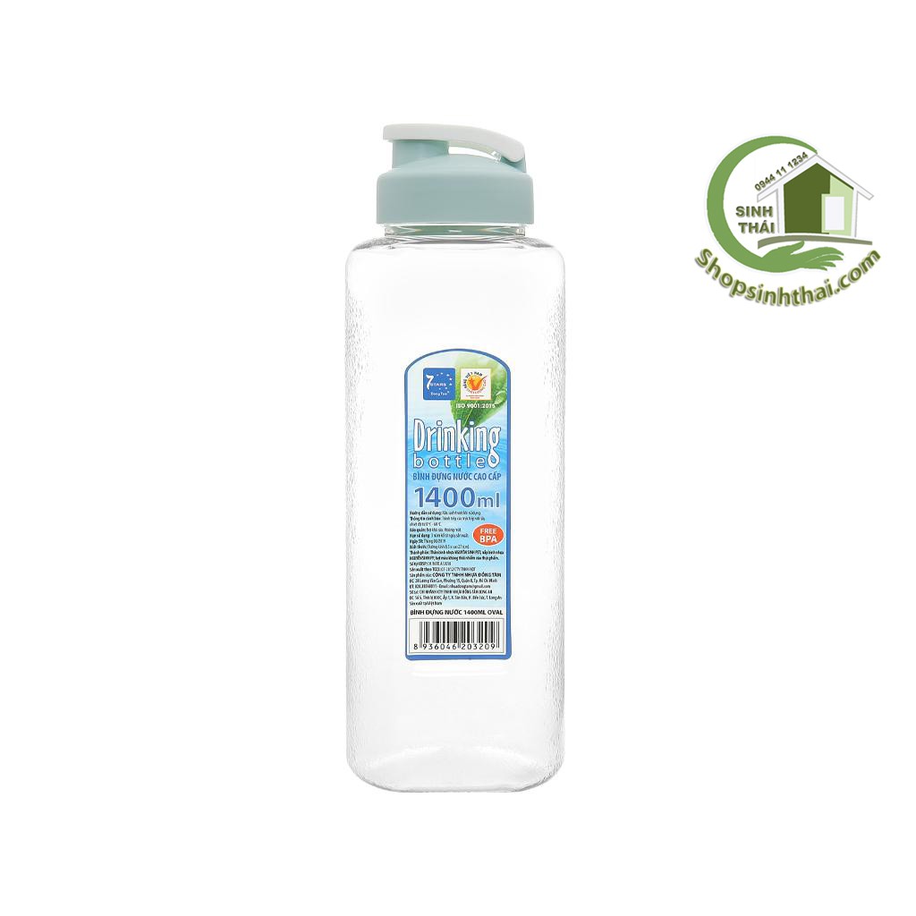 [HCM]Bình Đựng Nước 1400ml - có ca đựng nước