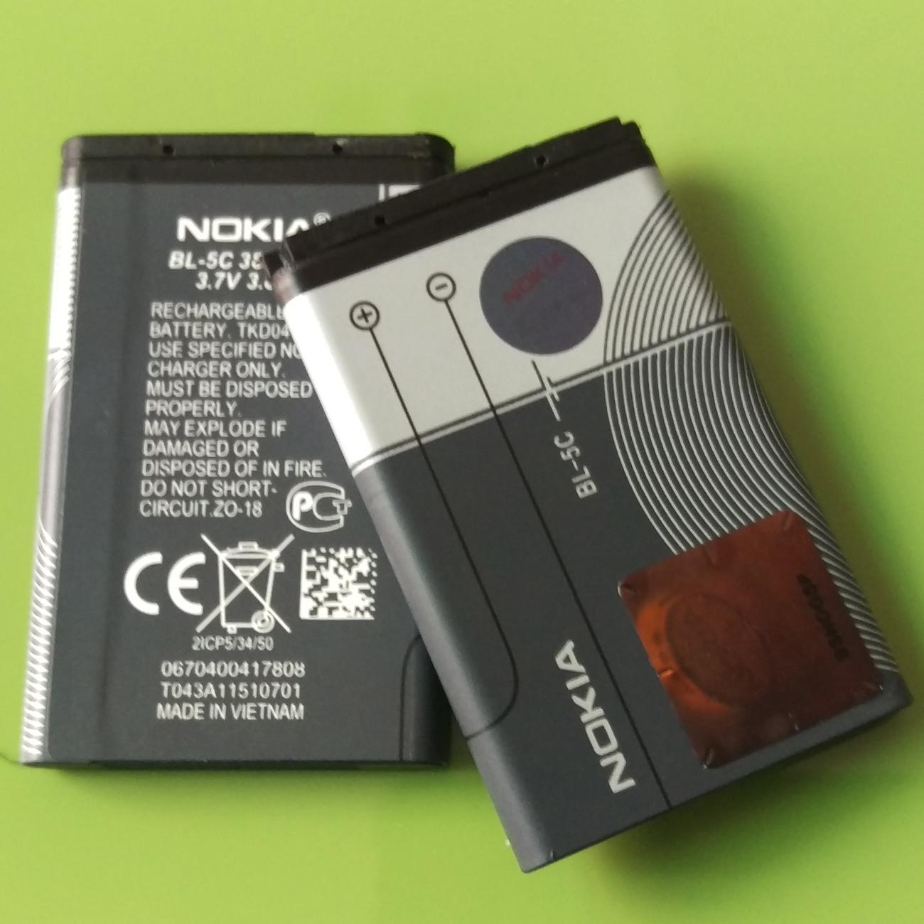 Pin BL-5C cho Nokia(Xám) - IC Thế Hệ Mới Chóng Phù Pin