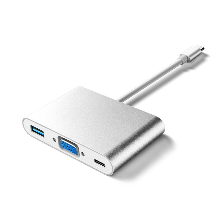 Cáp chuyển đổi usb type c sang vga, usb 3.0, usb c