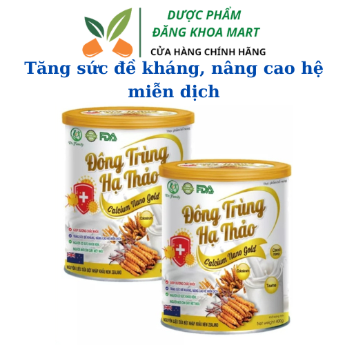 Sữa hồng sâm ngọc linh đông trùng hạ thảo gold giúp tăng đề kháng, ổn định huyết áp tim mạch, tốt cho người mắc bệnh tim mạch, đột quỵ, tai biến, phòng ngừa ung thư