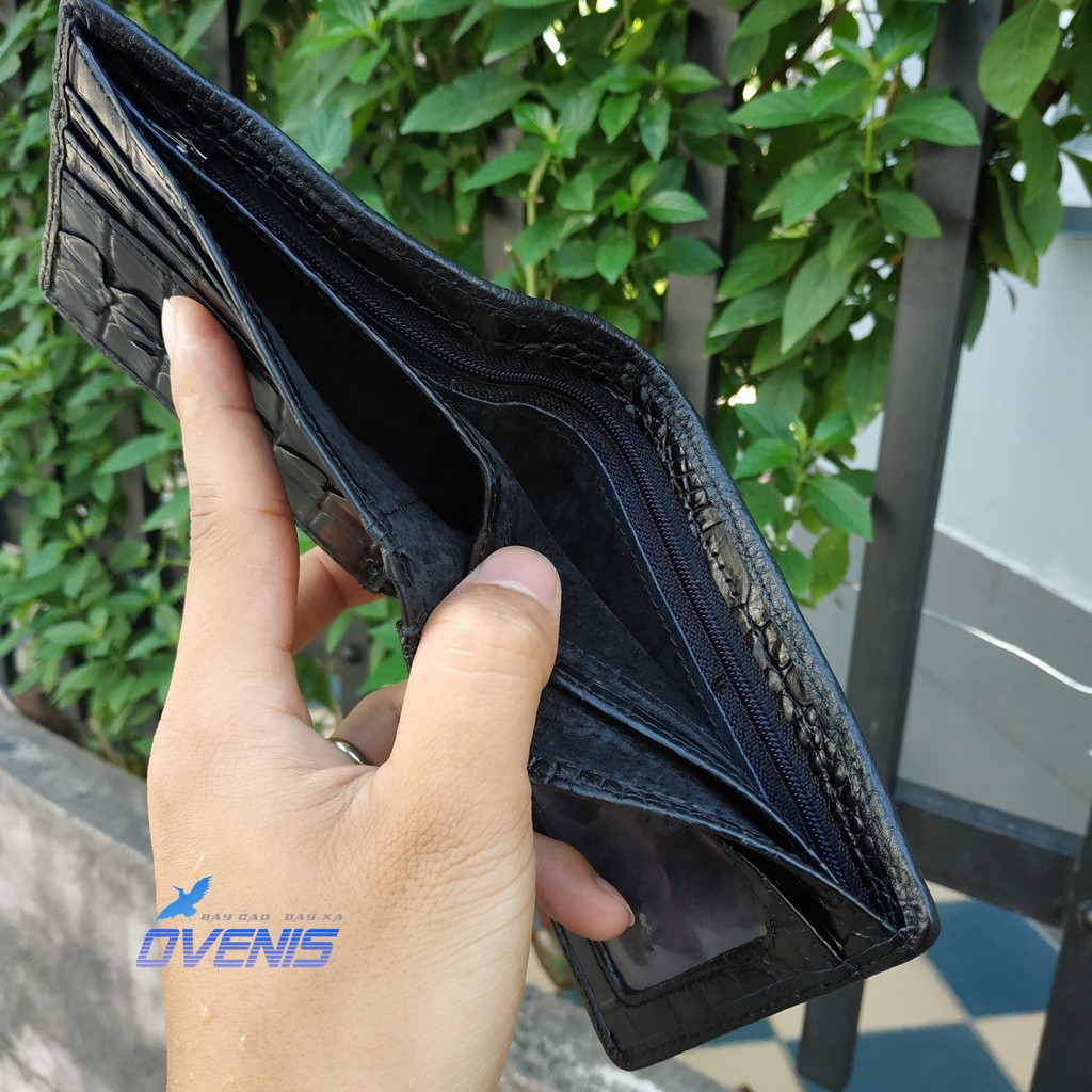[FREE SHIP] Ví Da Cá Sấu 2 Mặt [GÙ NGUYÊN CON RẤT ĐẸP] V22