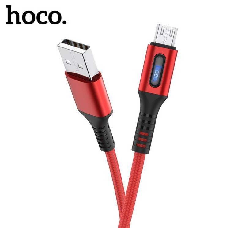 Cáp sạc Hoco U79 Micro USB 1.2M - Ngắt điện thông minh