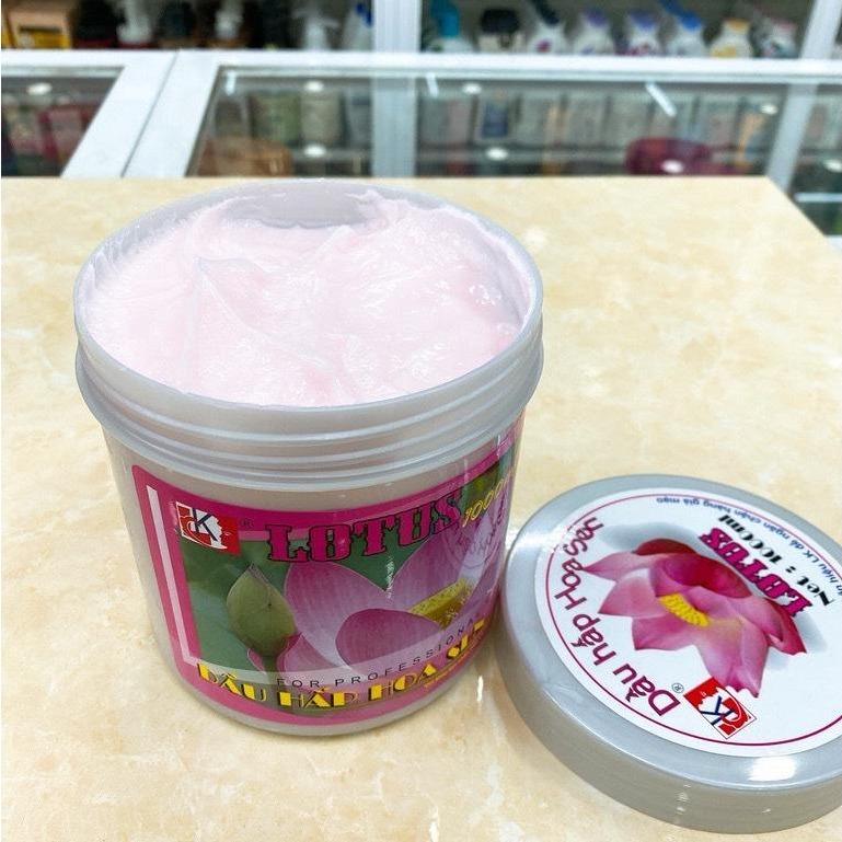 Dầu hấp dưỡng tóc hoa sen Lotus 500ml - 1000ml