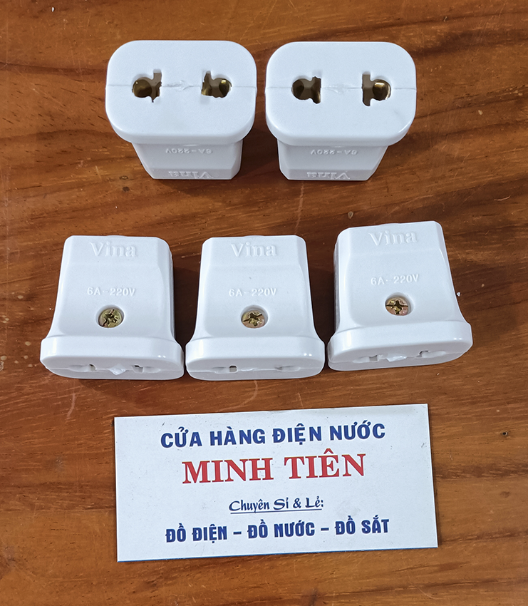 Phích cái nối điện, ổ cắm đơn nối điện VINA, NANOCO