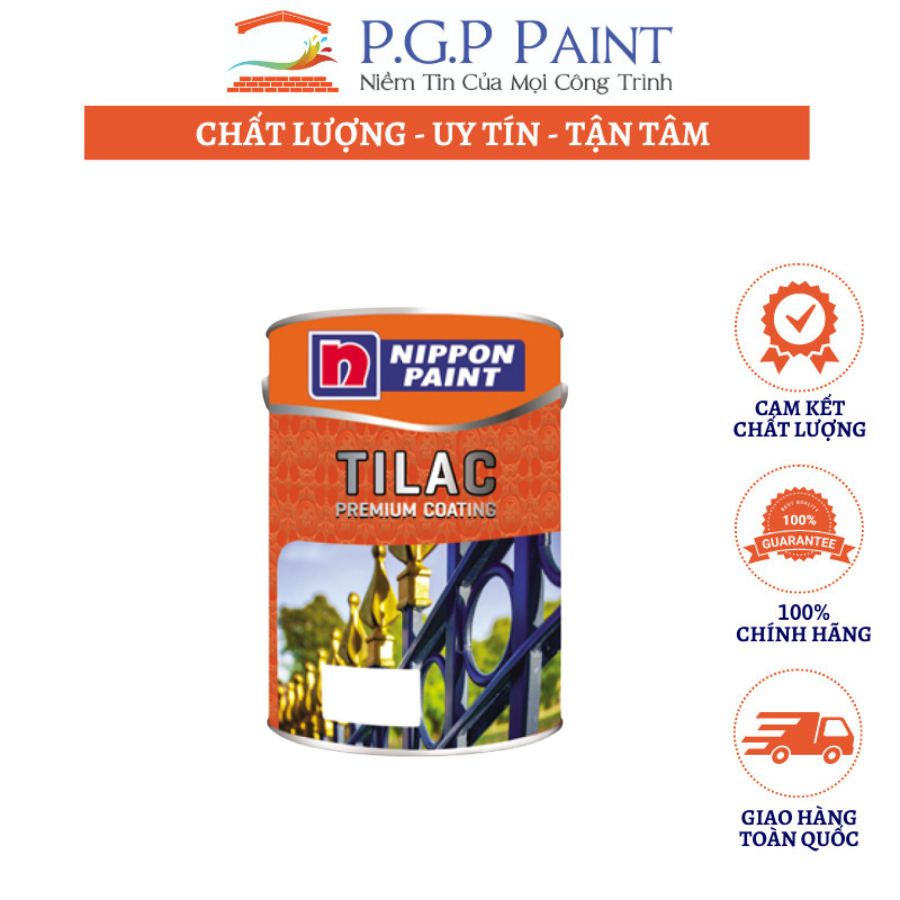 Sơn Lót Chống Rỉ Cho Sắt Thép Tilac Grey Primer/ Red Oxide Primer (0.8L)