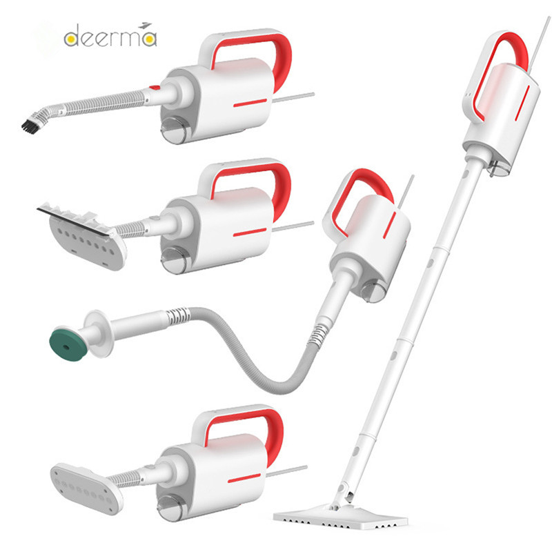 Máy lau dọn nhà hơi nước cầm tay deerma multi-function steam cleaner dem-zq600 - hàng chính hãng