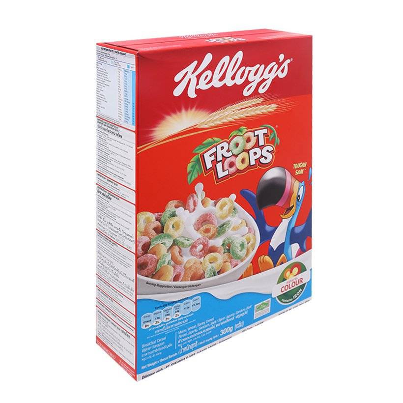 Ngũ cốc ăn sáng Kellogg's Froot Loops - 300g