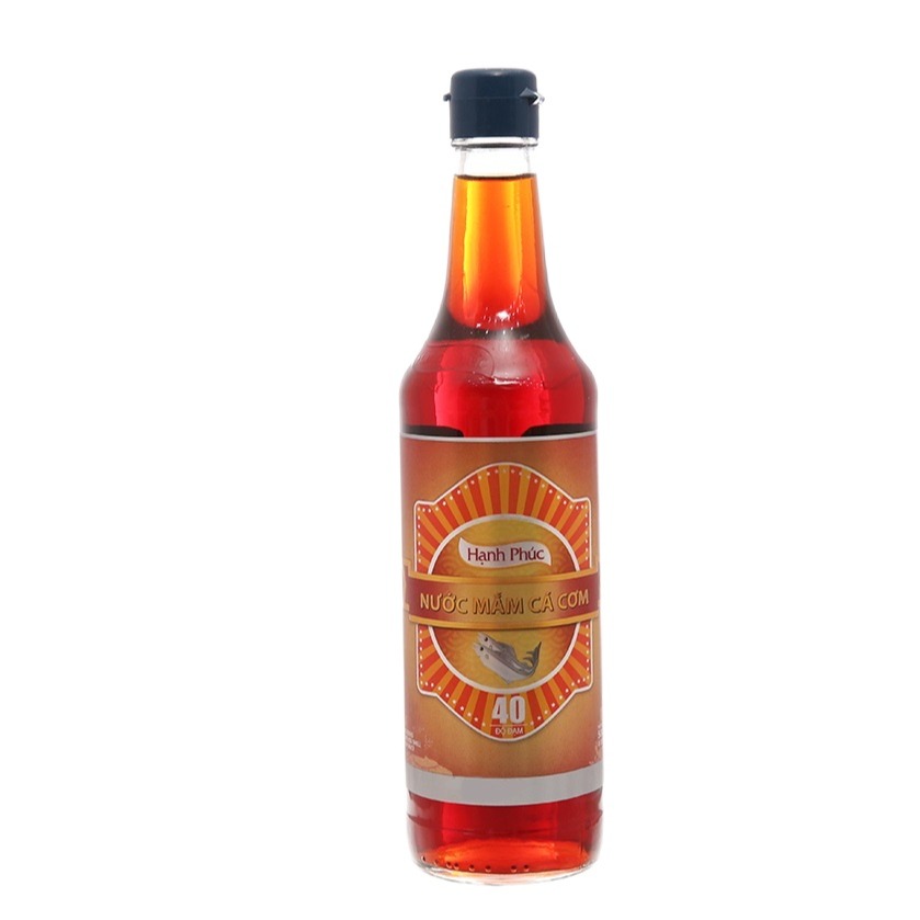 ( KÈM THÙNG XỐP)Nước mắm Hạnh Phúc 40 độ đạm chai 500ml