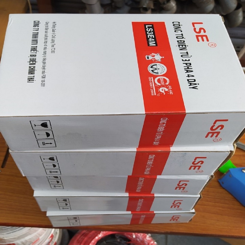 CÔNG TƠ ĐIỆN 3PHA LSE,ĐỒNG HỒ ĐO ĐIỆN 3PHA 4 DÂY KIỂU ĐIỆN TỬ MODEL:LS3E4M