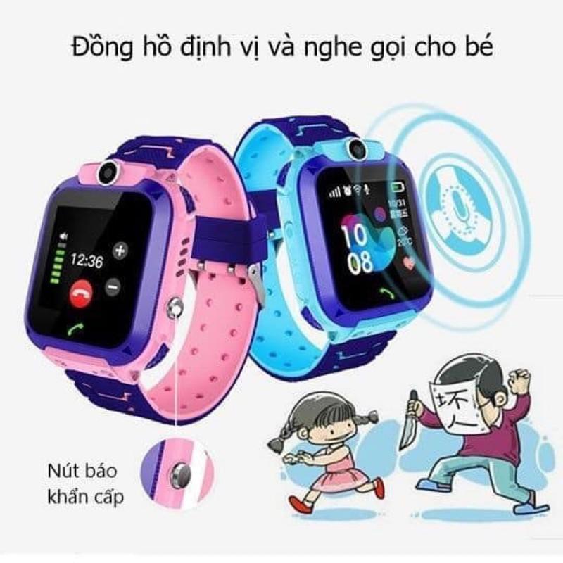Nơi bán Đồng Hồ Định Vị Trẻ Em Q12 - Chụp Ảnh Từ Xa - Nghe Gọi 2 Chiều - Hỗ Trợ Sim 3G