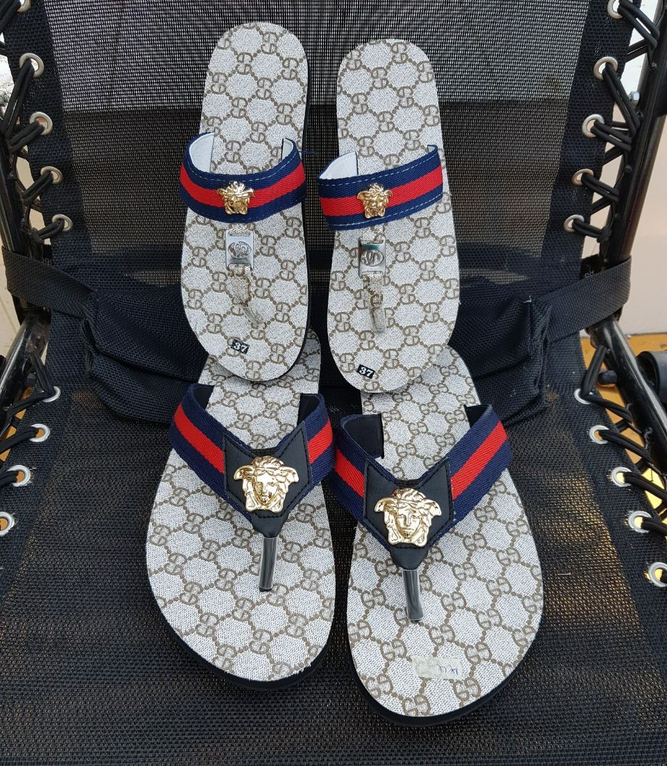 Dép nam và nữ ( đế gg kem mờ quai dù ) size từ 35 đến 43