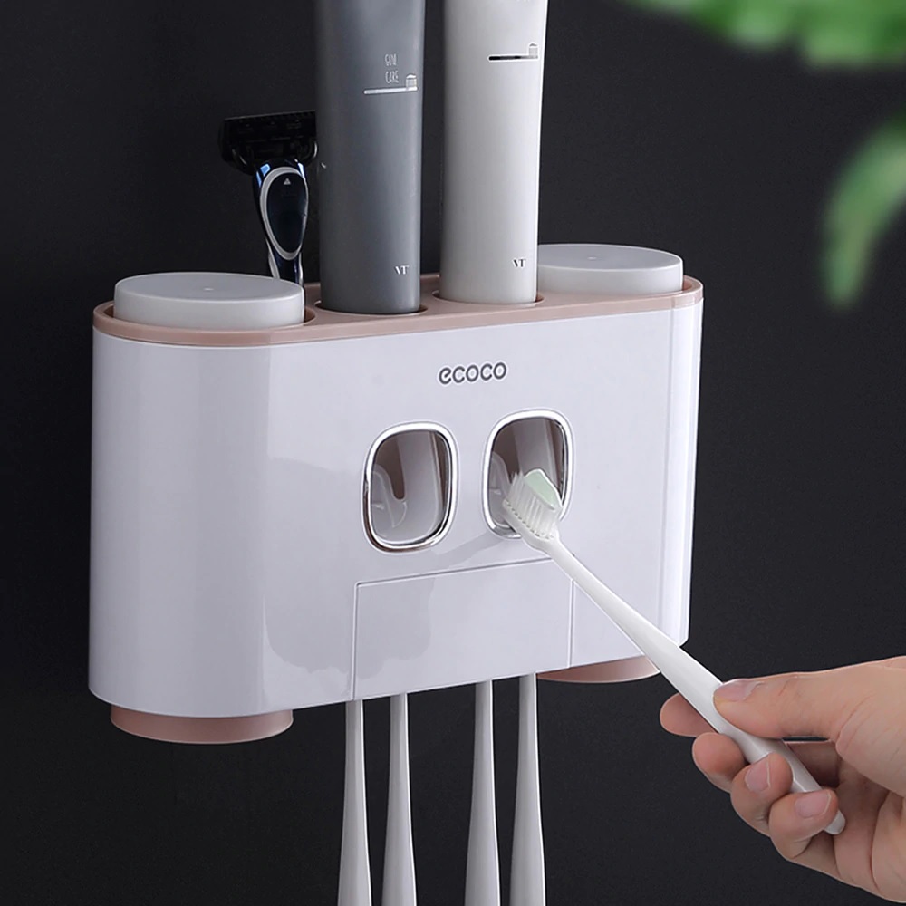 [HCM]DỤNG CỤ TREO BÀN CHẢI NẶN KEM CAO CẤP ECOCO