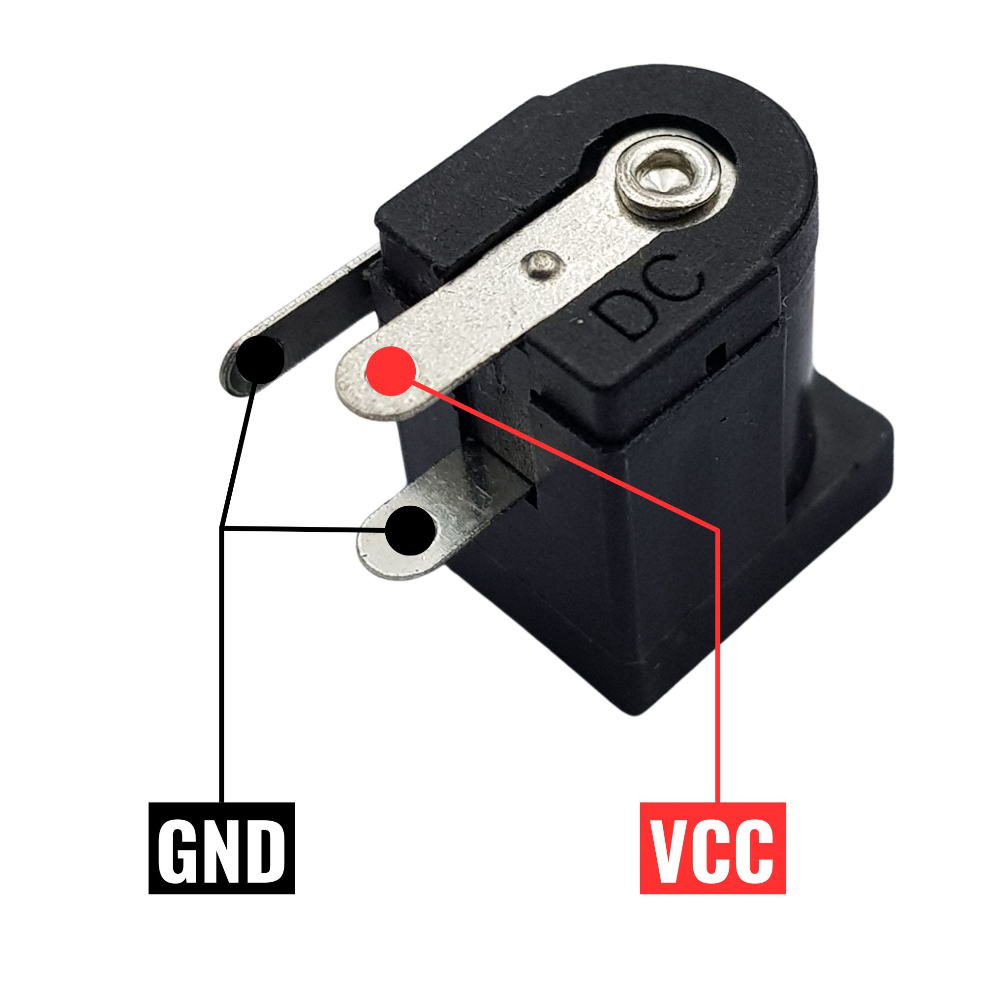 Bộ 10 Jack nguồn DC cái 5.5x2.1mm