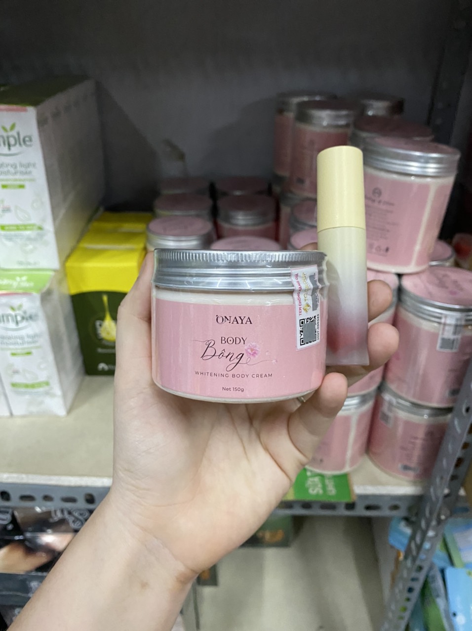 Kem BODY Bông Dưỡng Trắng Da nhiều size
