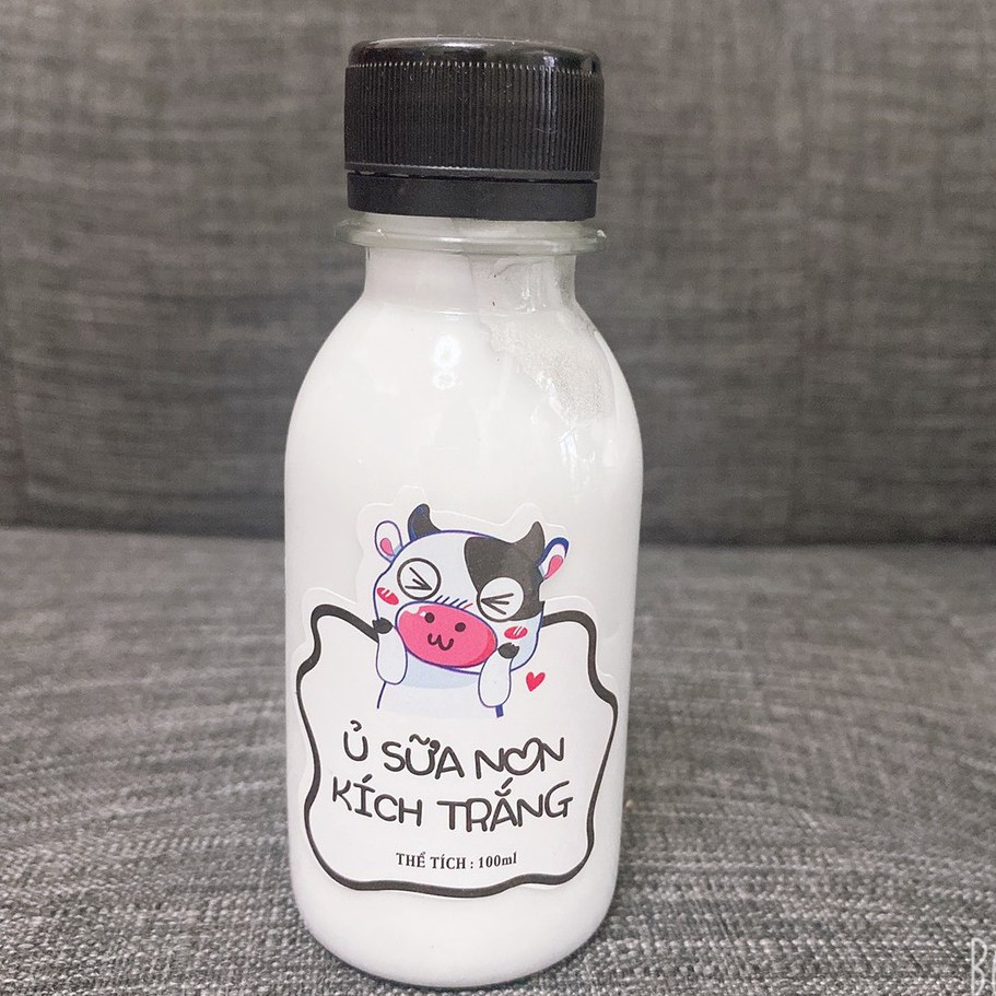 Ủ sữa non kích trắng con bò 100ml