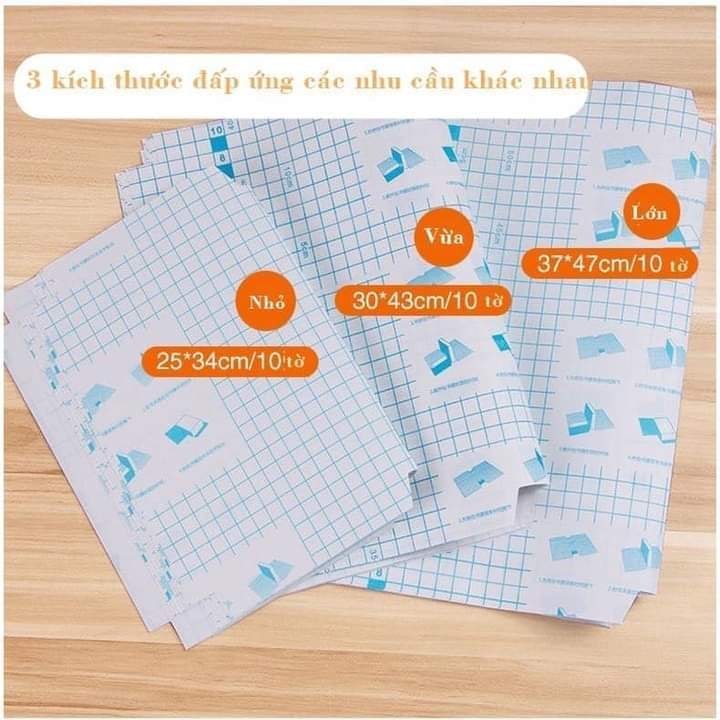 Tập 10 bọc vở decal trong suốt, bọc decal sach vở đủ kích thước- tkvt1