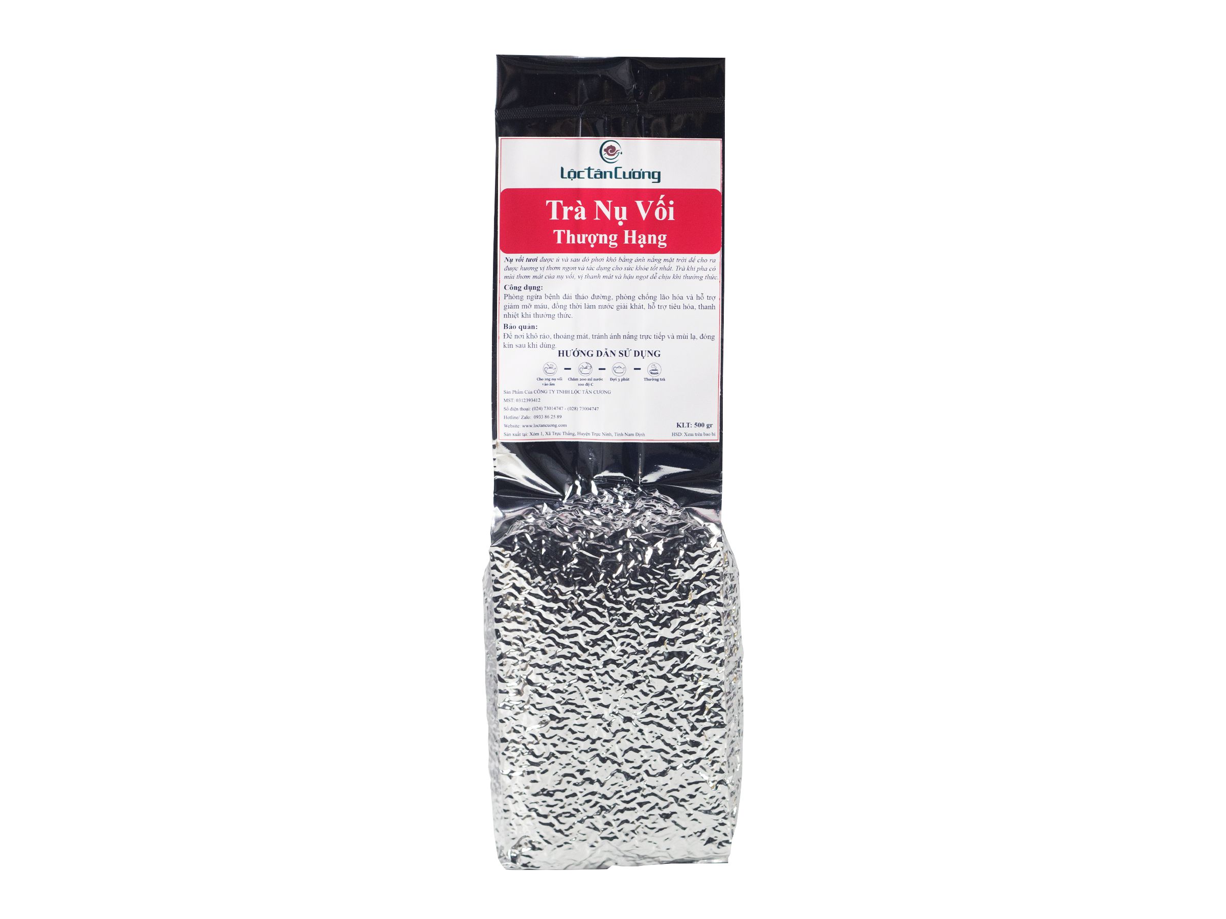 Trà nụ vối thượng hạng - Lộc Tân Cương - 100% nụ vối - Túi 250g
