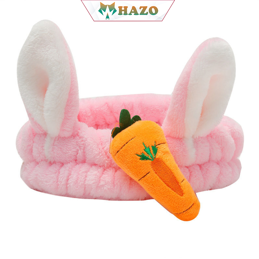 [Hcm]Băng Đô Nữ Cài Tóc 288 Thỏ Cà Rốt Dễ Thương