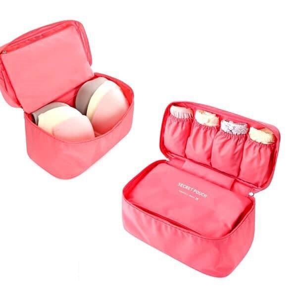 Túi Đựng Đồ Lót Đa Năng Monopoly Underwear Pouch (Hồng Đậm)