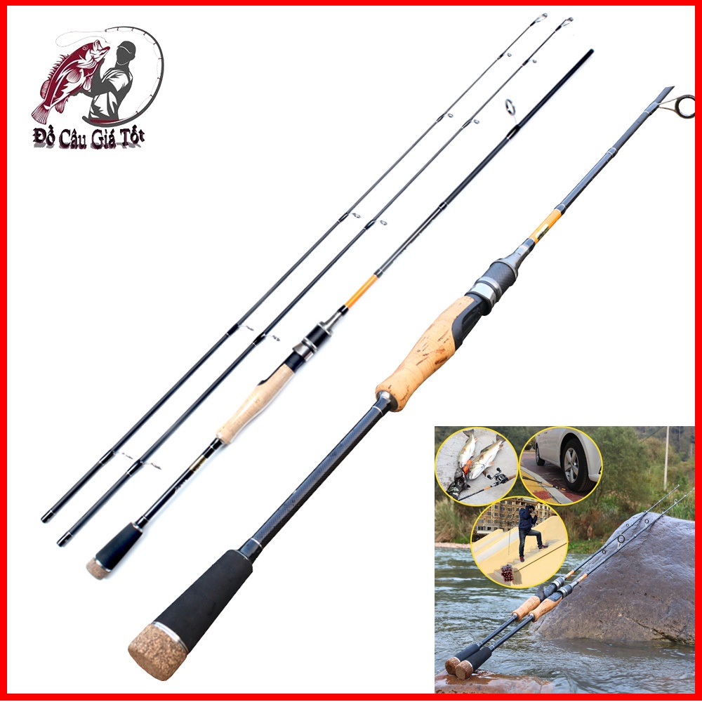 Cần câu lure super eagle, cần câu hai khúc cao cấp