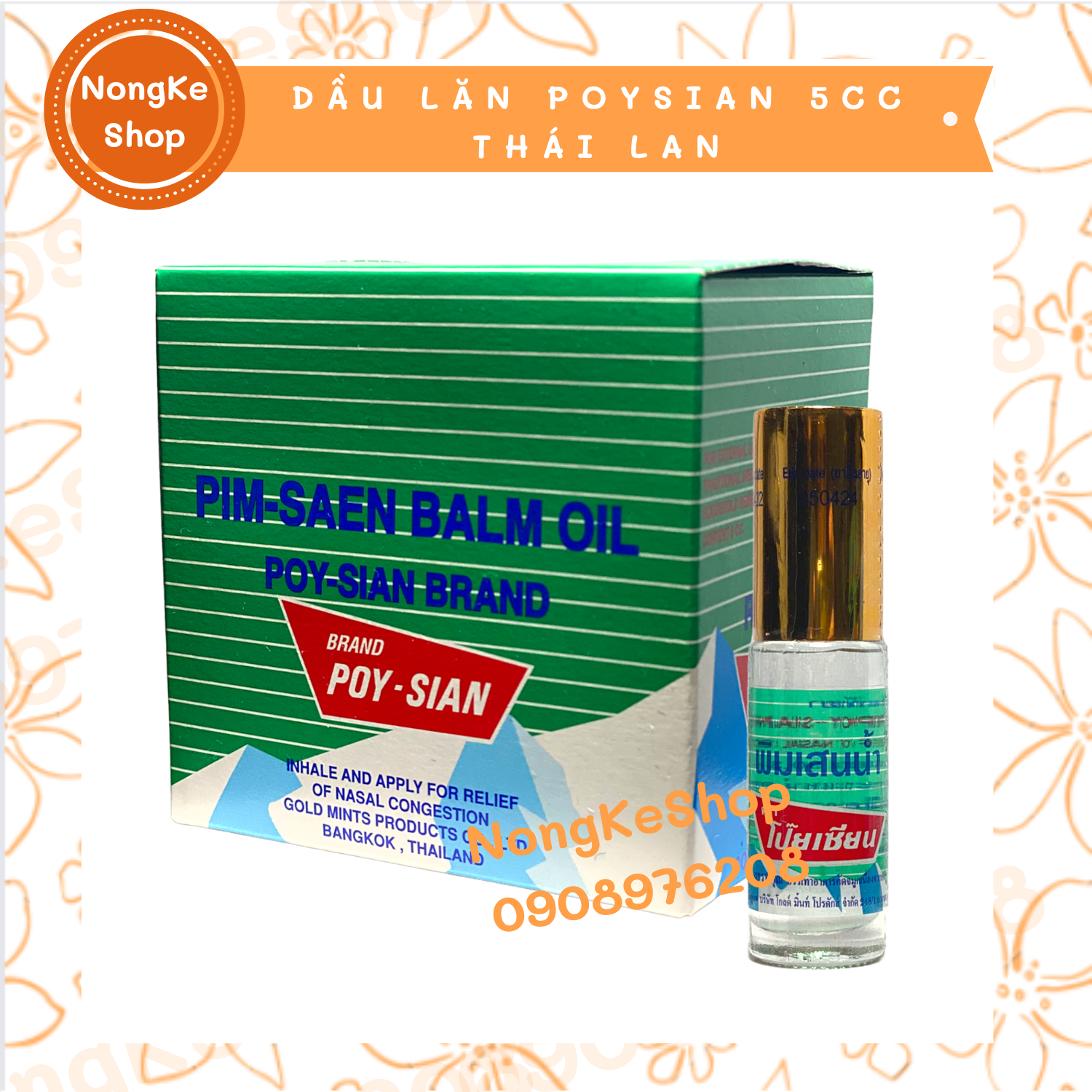 Dầu lăn núi PoySian Thái Lan