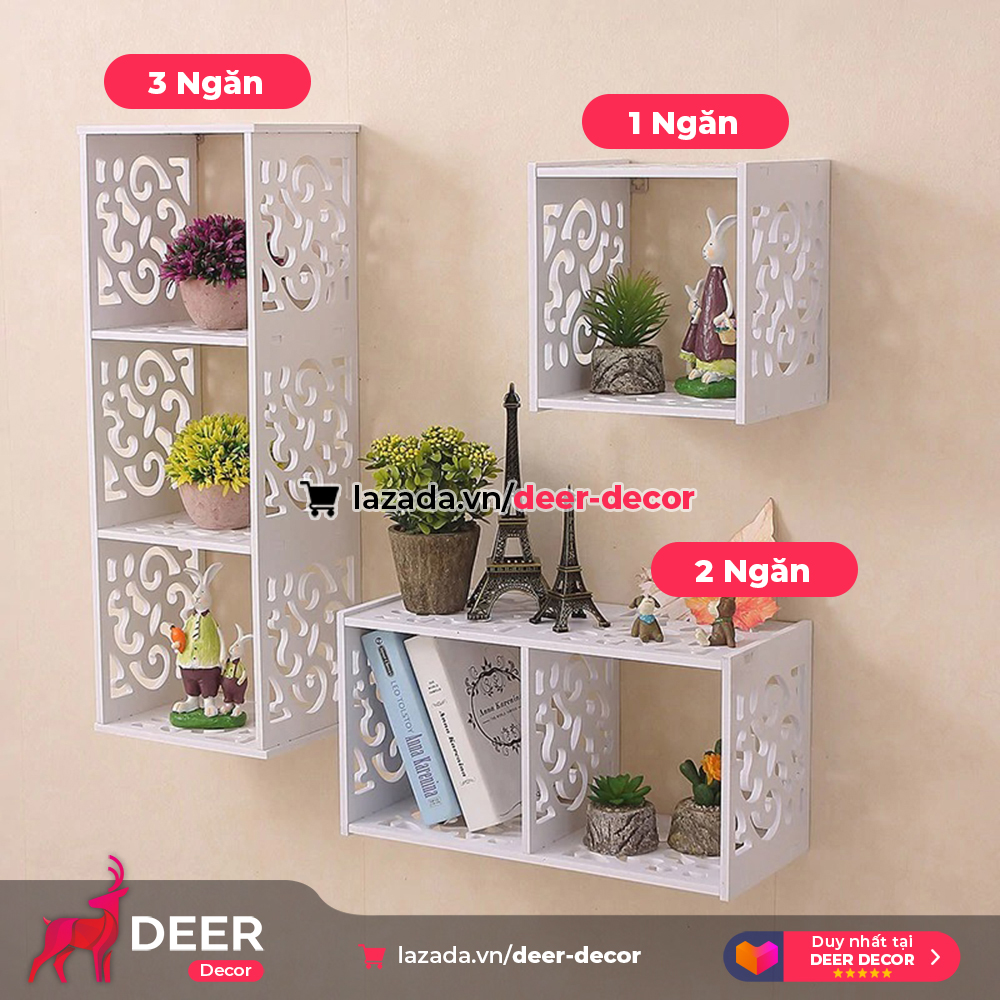 Shelf pattern unique wall-deer decor