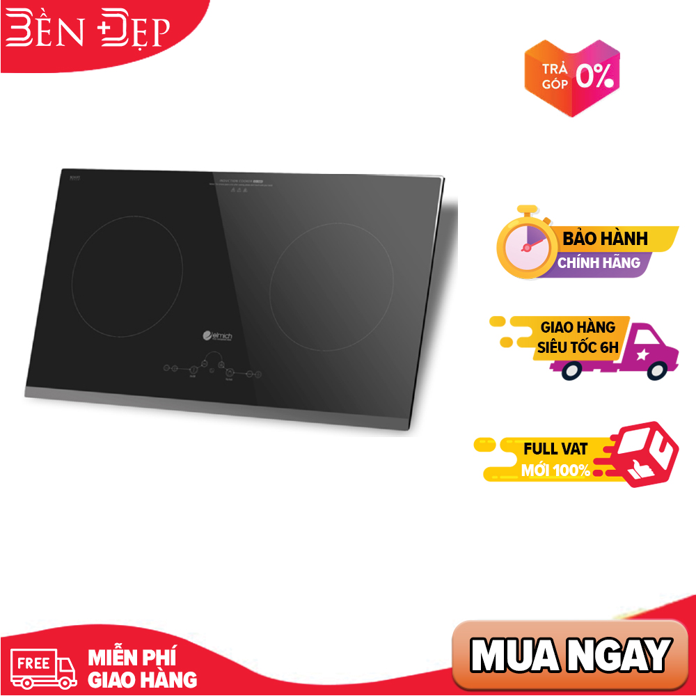 [TRẢ GÓP 0%] BẾP TỪ ĐÔI ELMICH ICE-3484 (Giá áp dụng giao tại HN, HCM& các tỉnh liên hệ shop)