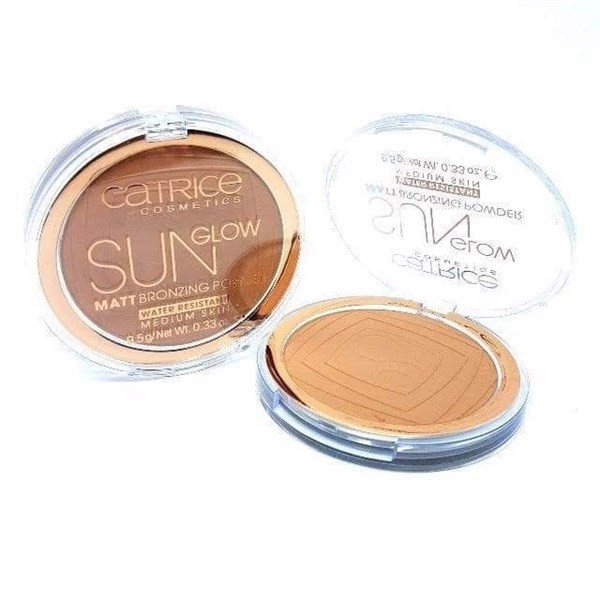 Phấn Tạo Khối, Tạo Hightlight Catrice Sun Glow Matt Bronzing Powder 9.5g