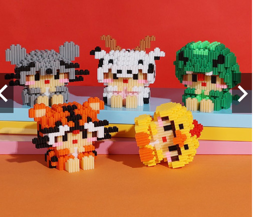 Mô hình lắp ráp 12 con giáp, Mô hình lắp ghép mini 3D