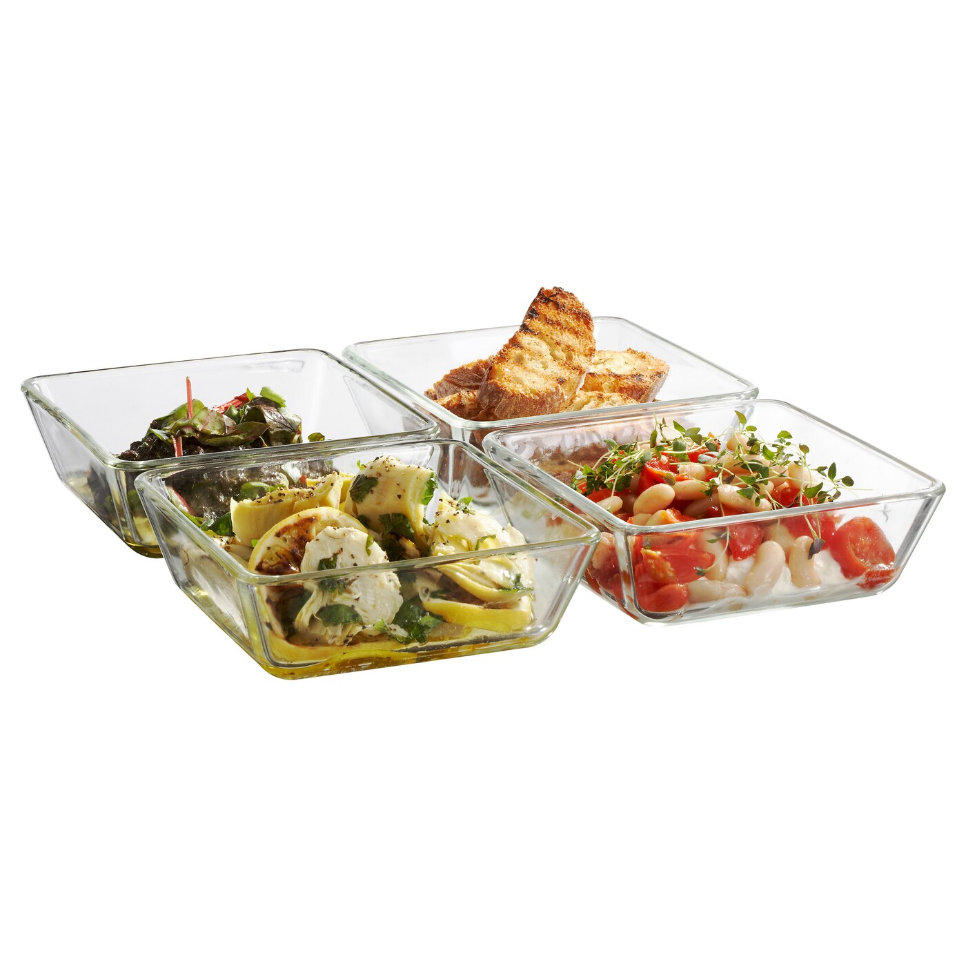 Khay nướng thủy tinh MIXTUR IKEA 15x15 cm