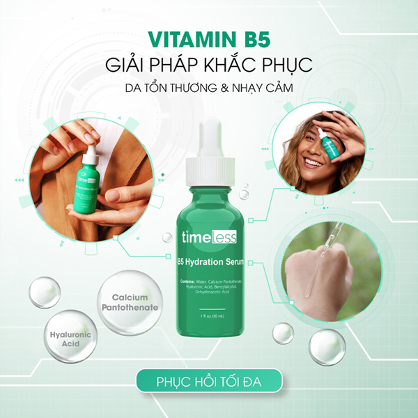 Tinh Chất Timeless Vitamin B5 + Hyaluronic Acid (30ml)
