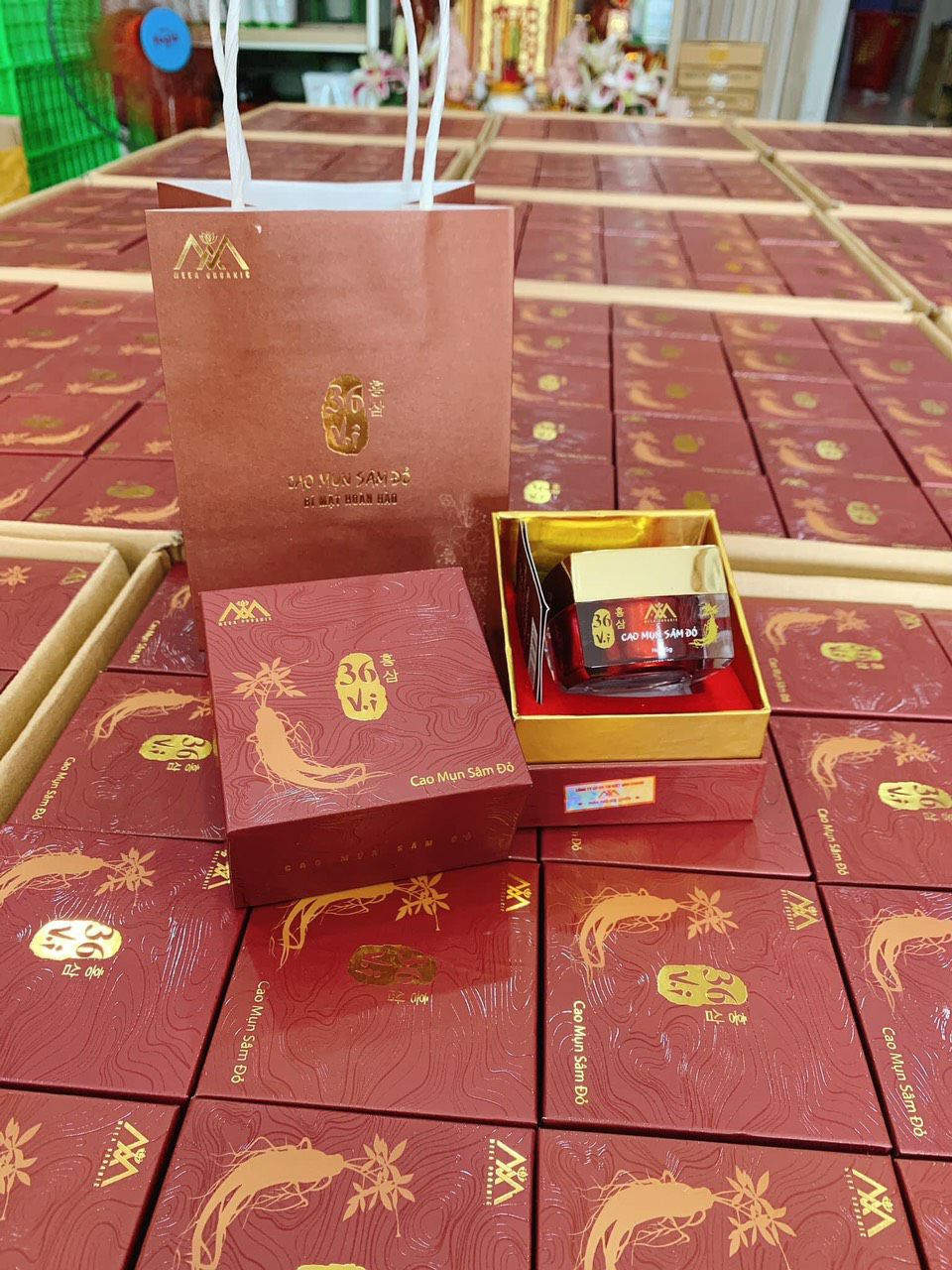 [HCM]cao mụn sâm đỏ.
